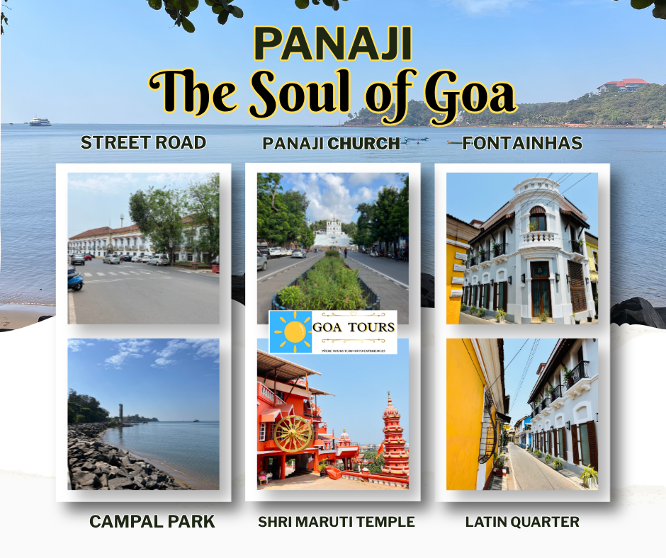 The colorful Latin Quarter, historic churches, riverside beauty, and cultural landmarks that make Panaji the heart of Goa. Wander through charming Portuguese-era streets, vibrant markets, scenic promenades, and iconic attractions on a memorable city tour. Visit historic churches, picturesque neighborhoods, bustling local markets, and beautiful waterfronts while uncovering Panaji's rich history.